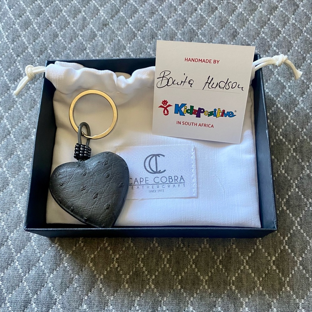 Genuine Ostrich Keychain - Picture 3 of 6
